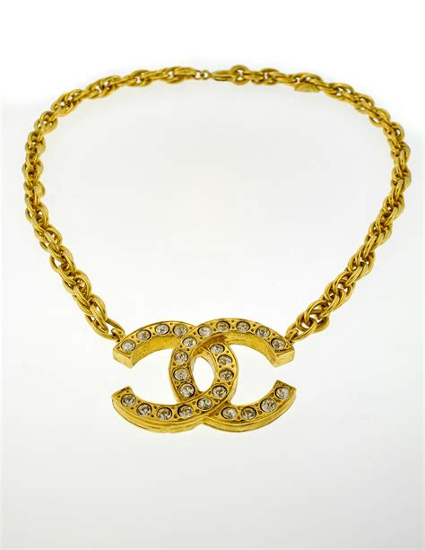 vintage chanel charm necklace